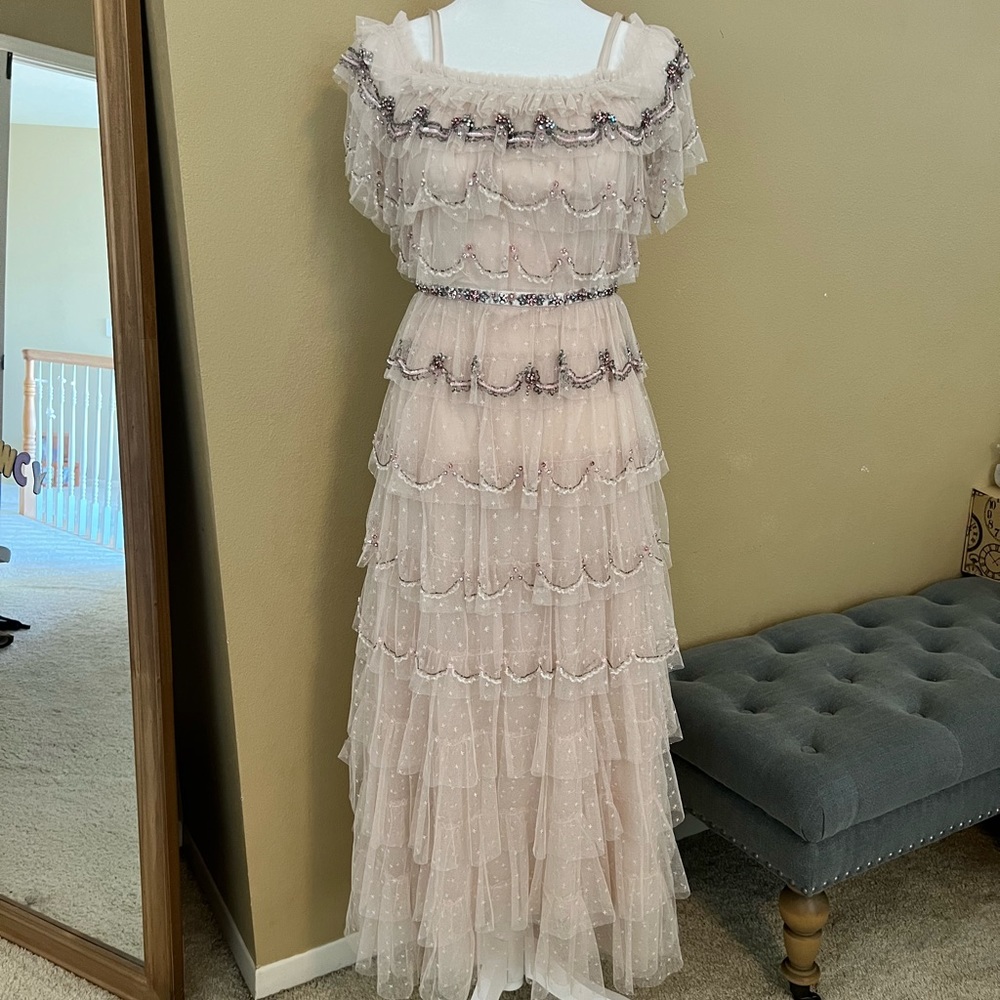 NEW - Needle & Thread RUFFLE BALLERINA Dress